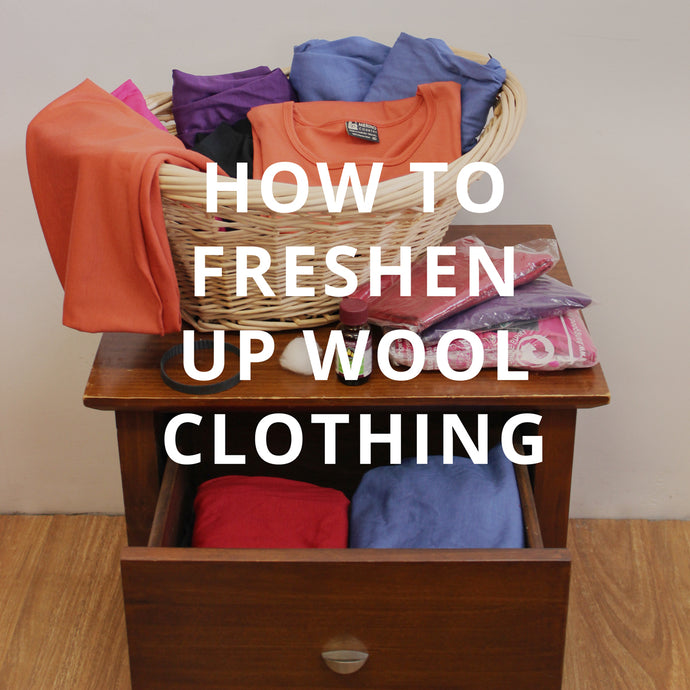 How to freshen up wool clothing after being in storage