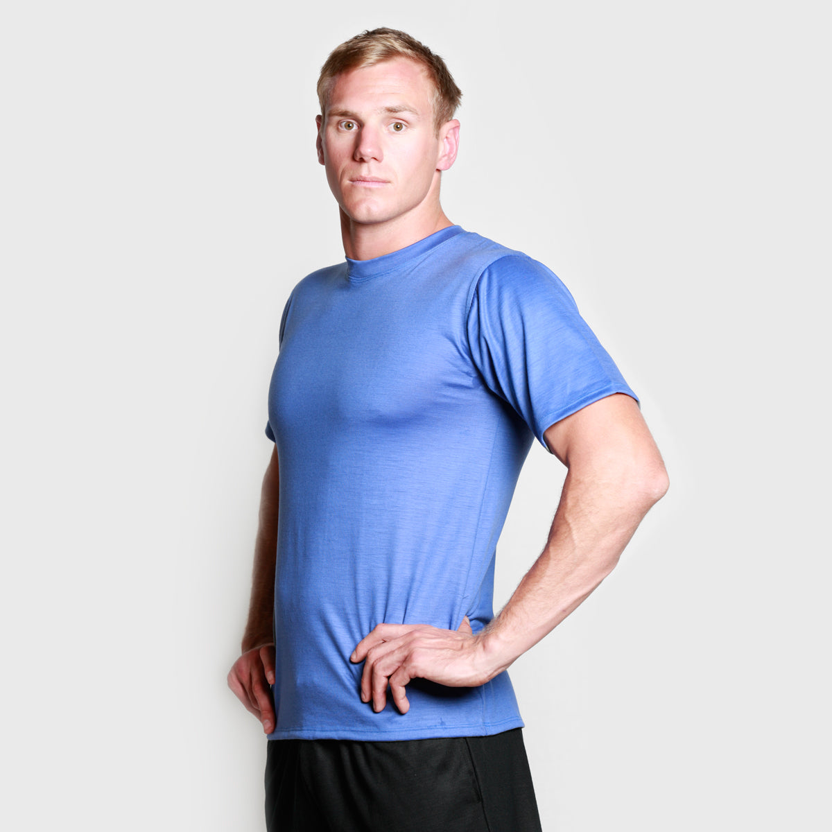 Men's Merino T-Shirt jacaranda blue