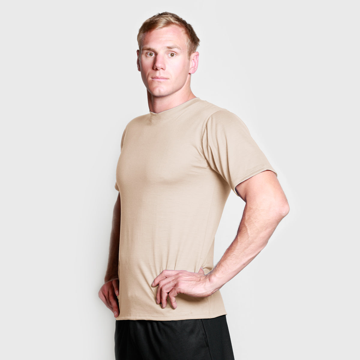 Men's Merino T-Shirt latte