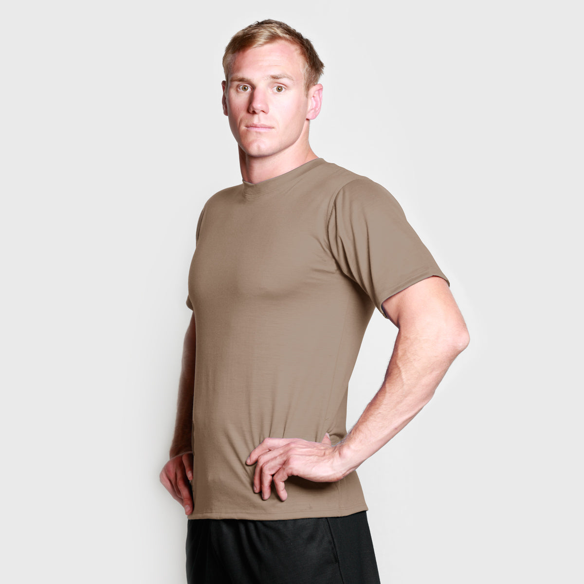 Men's Merino T-Shirt taupe