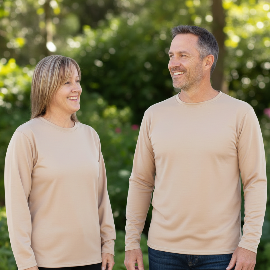 #111 Long Sleeve Crew Neck Merino T-Shirt 175gsm