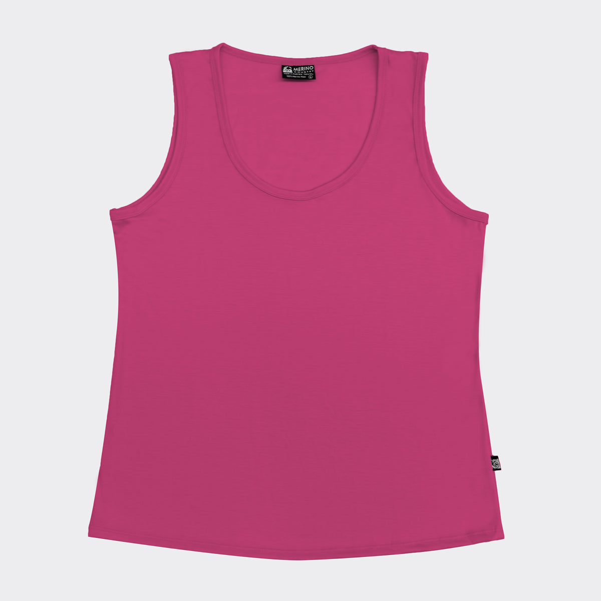 Women's Merino Camisole in hot pink