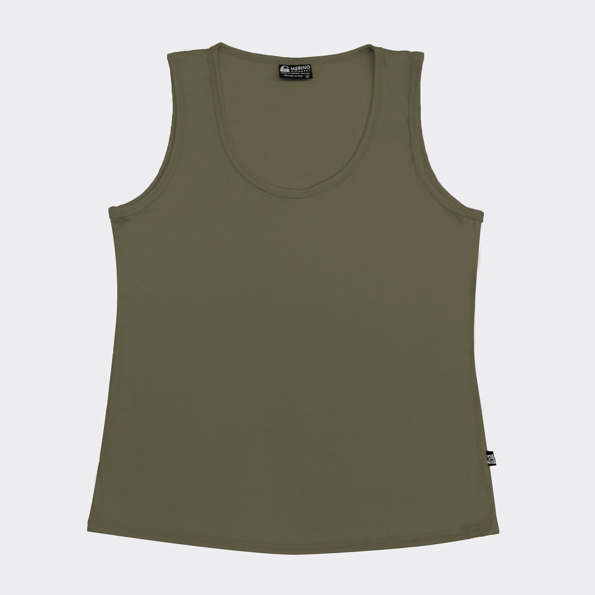 Women's Merino Camisole in olive