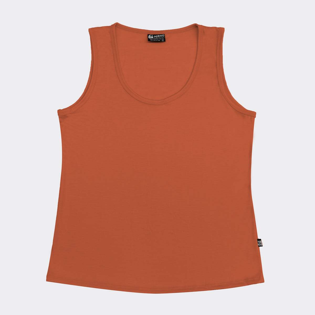 Women's Merino Camisole in orange