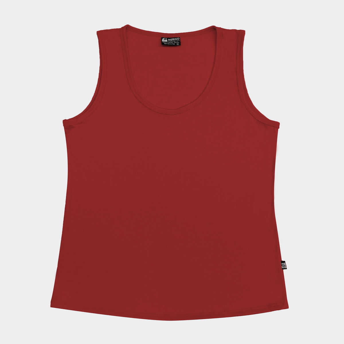Women's Merino Camisole in Red