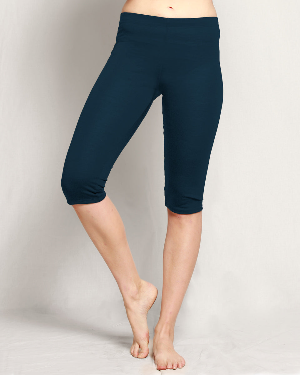 Merino 3/4 Leggings Navy