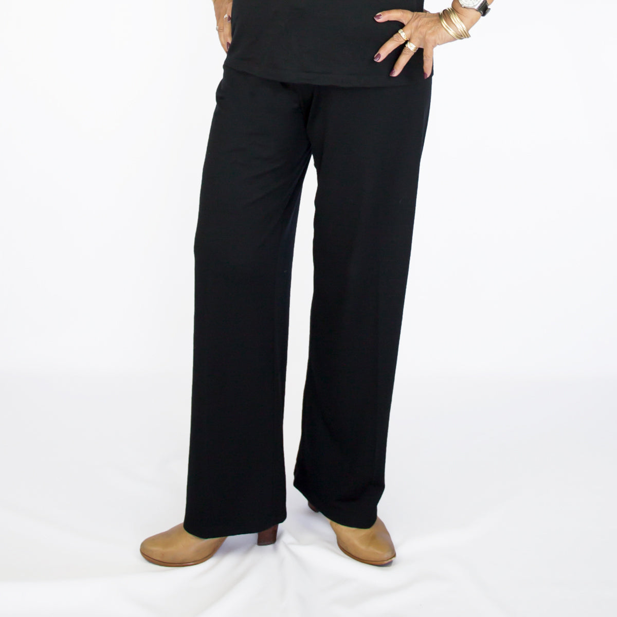 Black Leisure Pants
