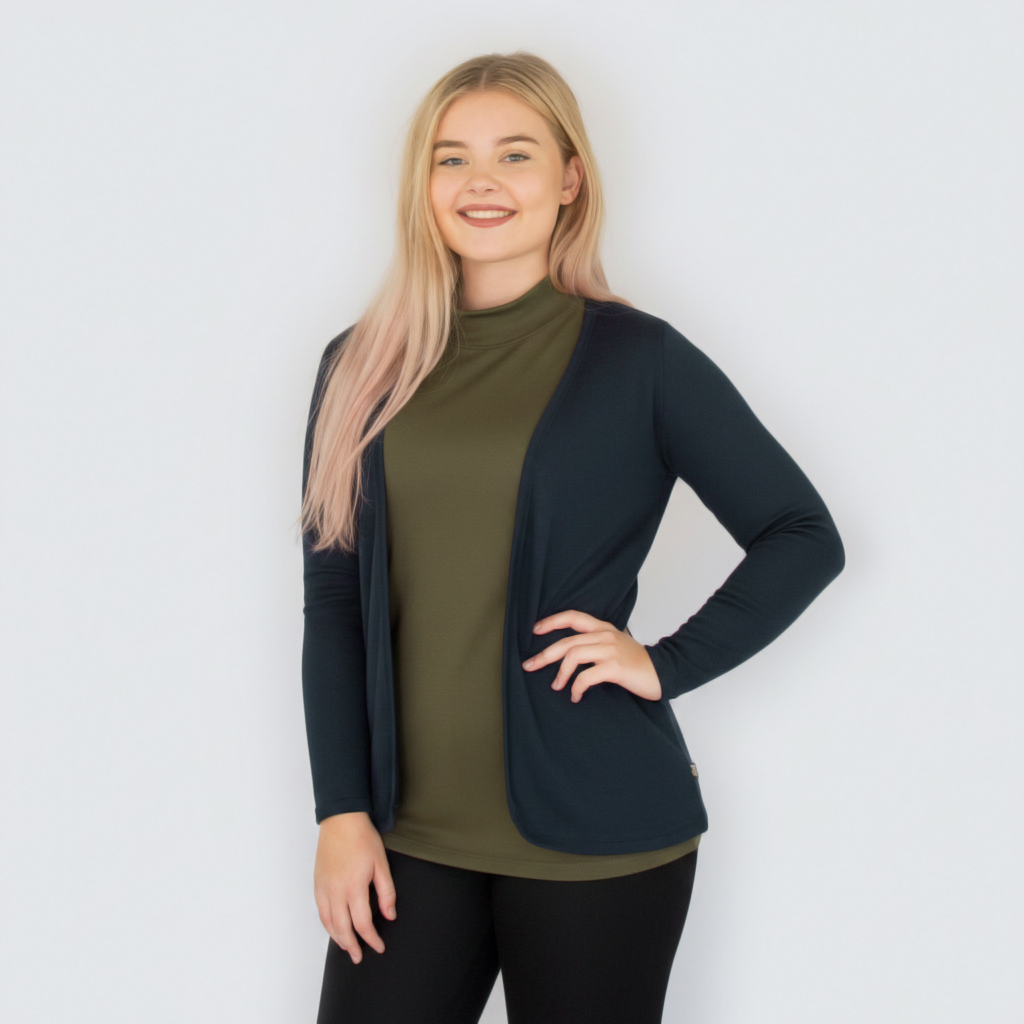 #463 Heavyweight Merino Cardigan 275gsm