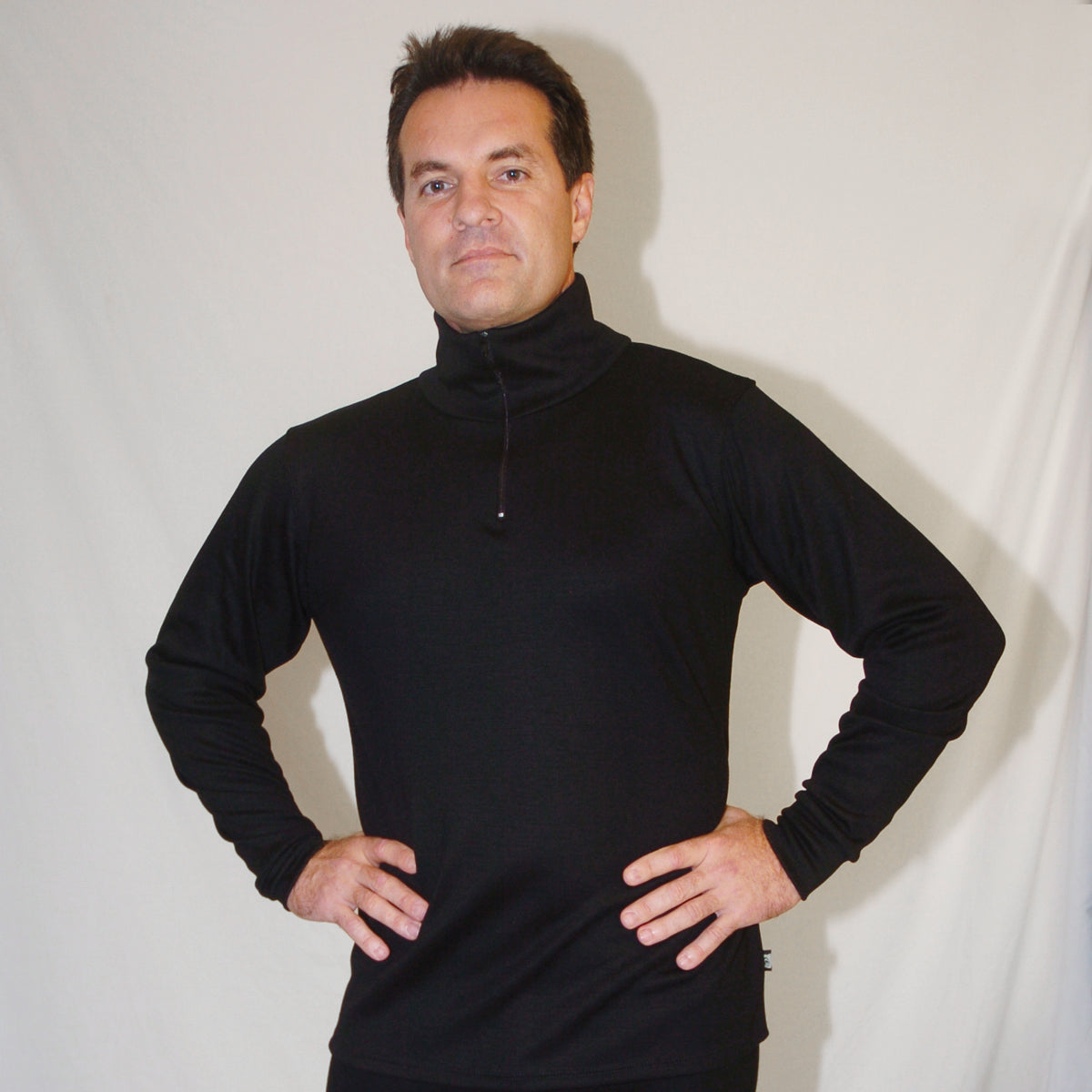 Merino Zip Top