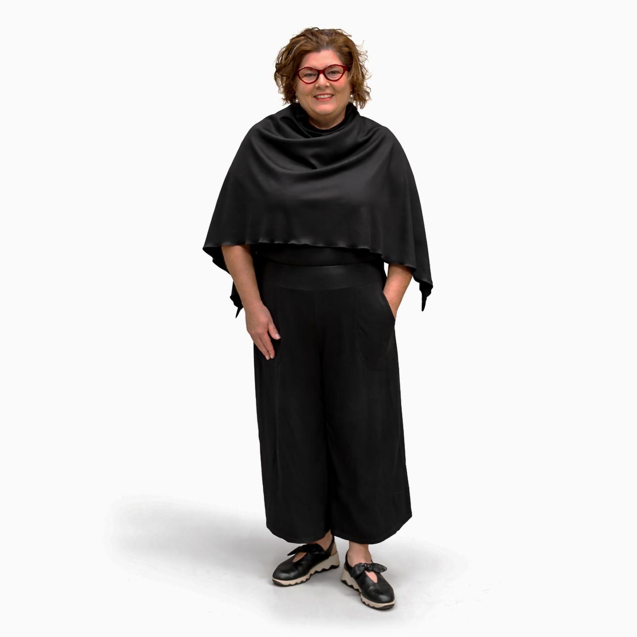 Women's Merino wool Poncho