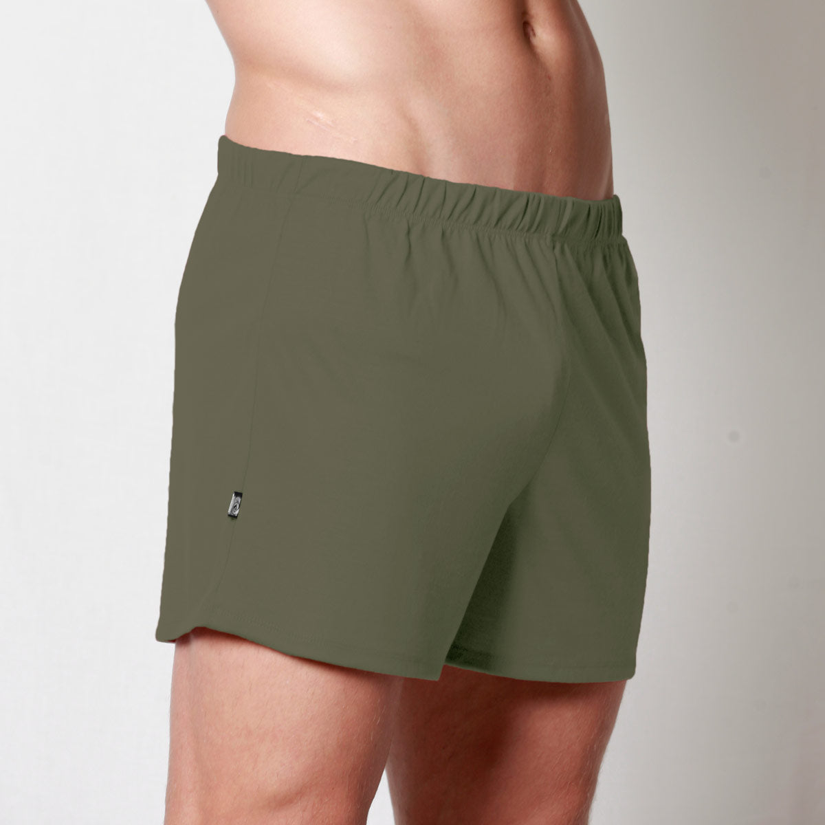 Merino Boxers in Olive