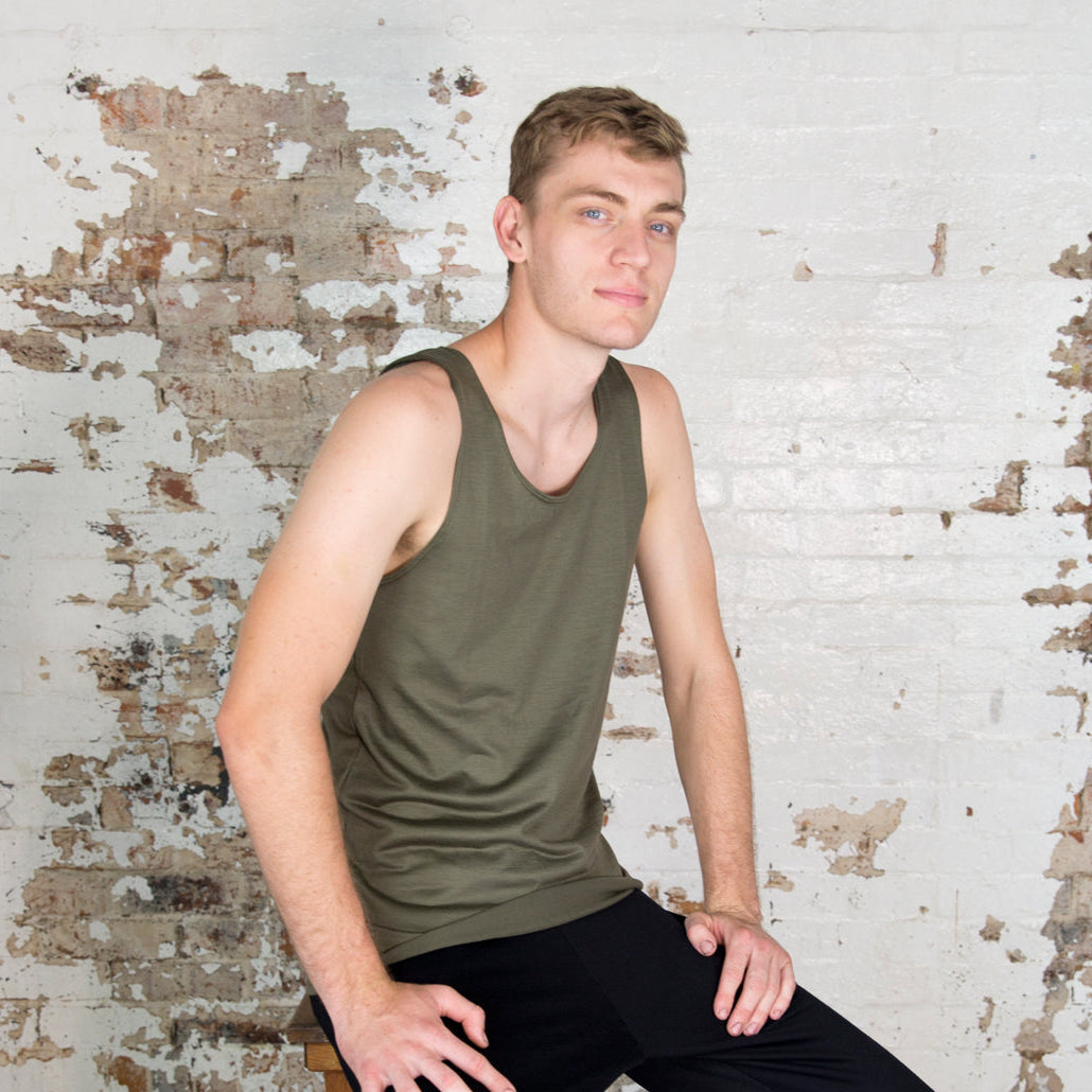 Mens Merino Singlet