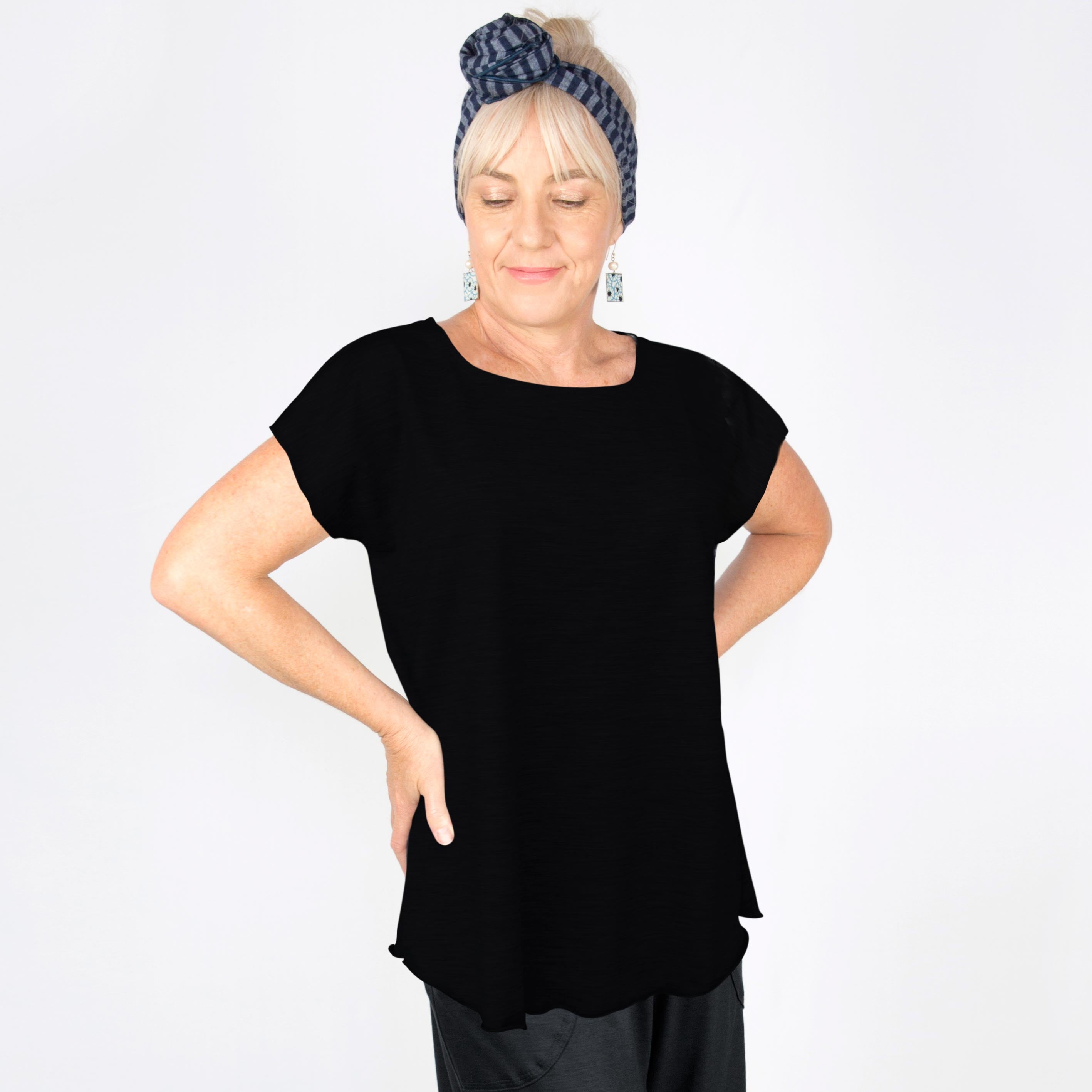 #140 Cap Sleeve Top 175gsm