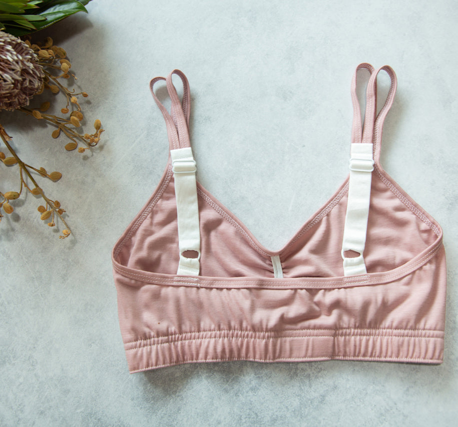 #625 Merino Crop Top with Adjustable Straps