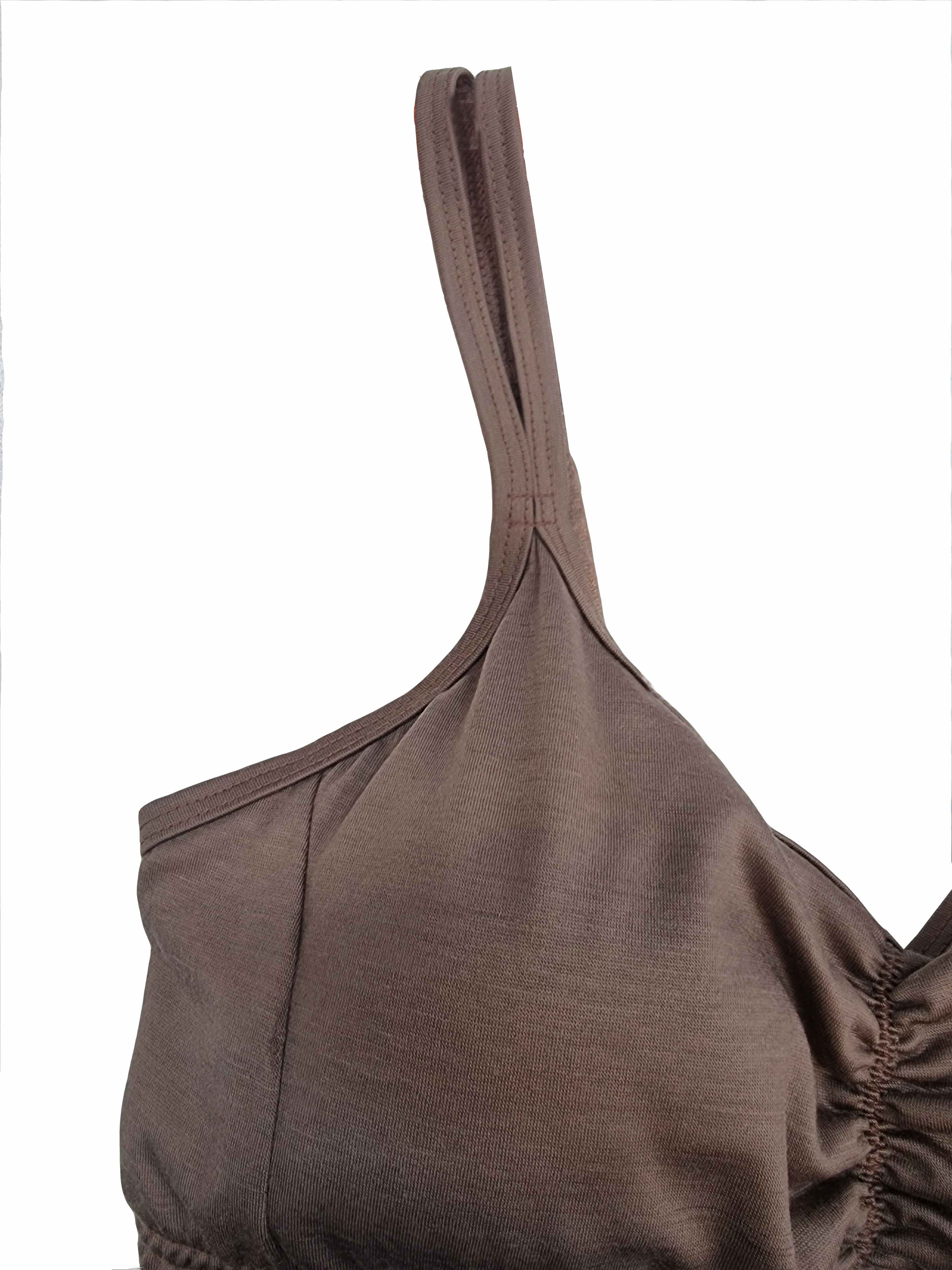 #625 Merino Crop Top with Adjustable Straps