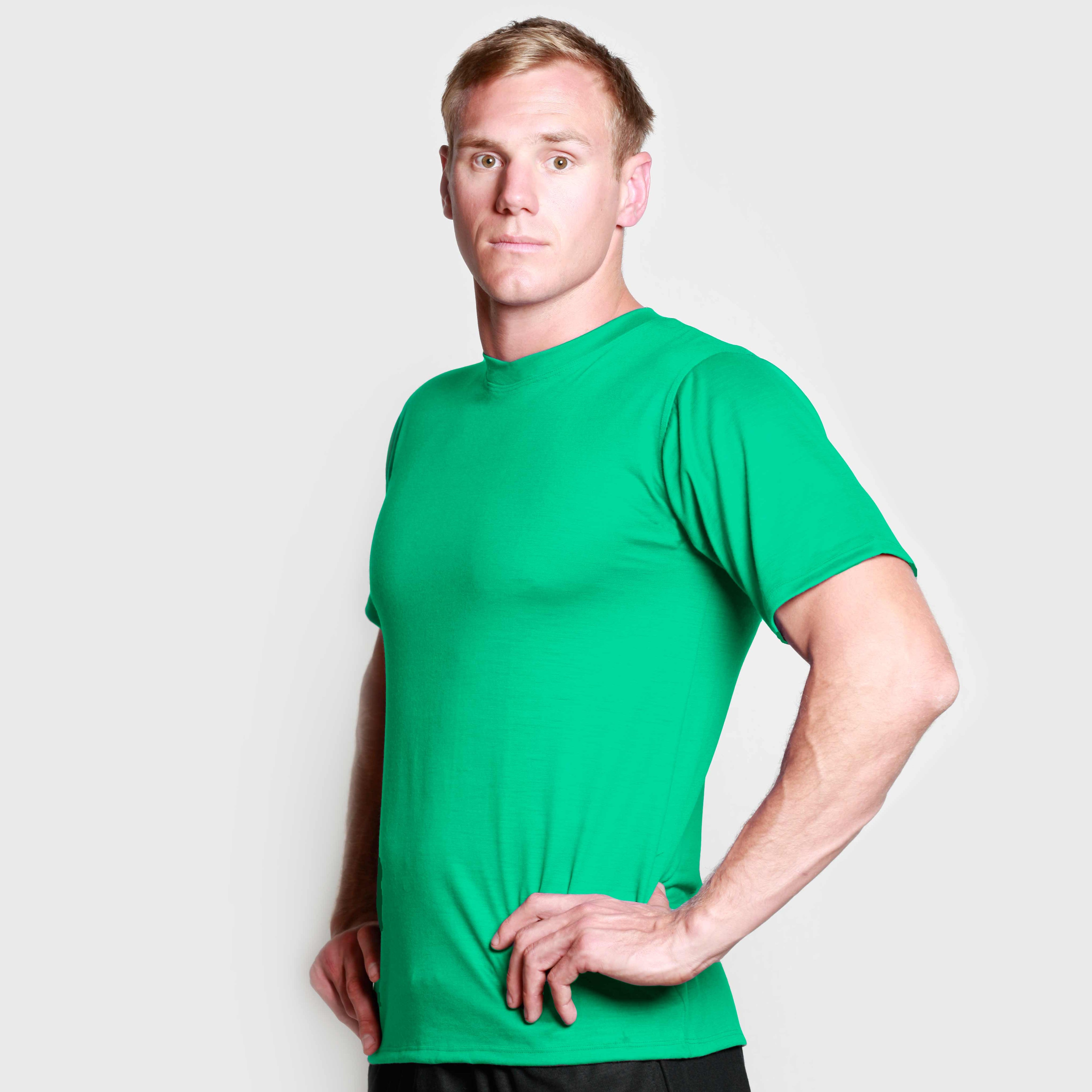 #110 Short Sleeve Crew Neck Merino T-Shirt 175gsm