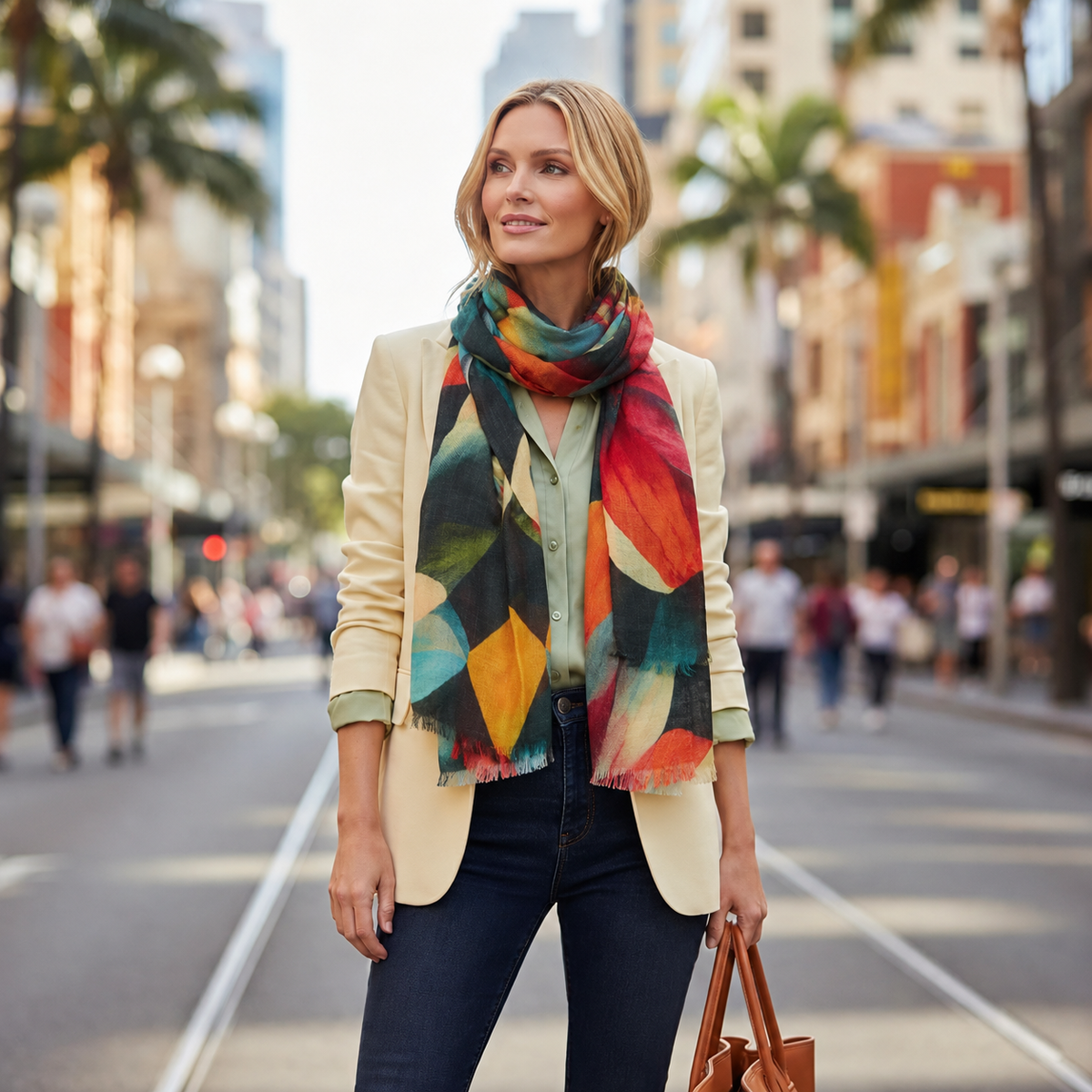 # 10036 Karina Merino Wool Scarf