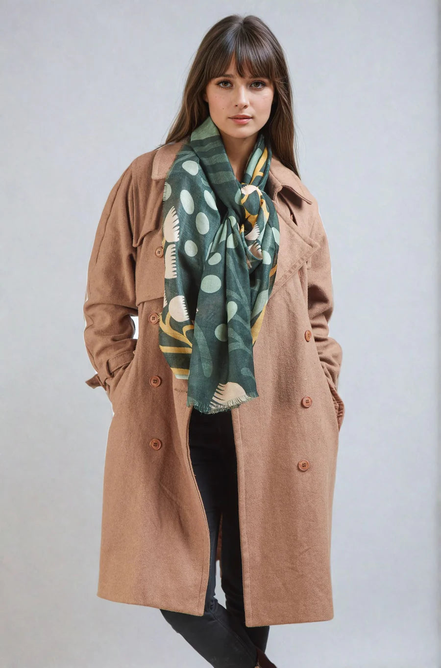# 10033 Leona Merino Wool Scarf