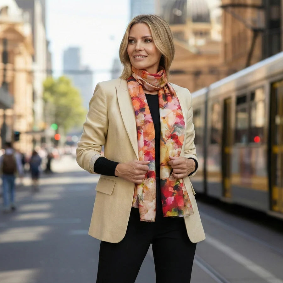 # 10045 Norah Cashmere & Merino Wool Scarf