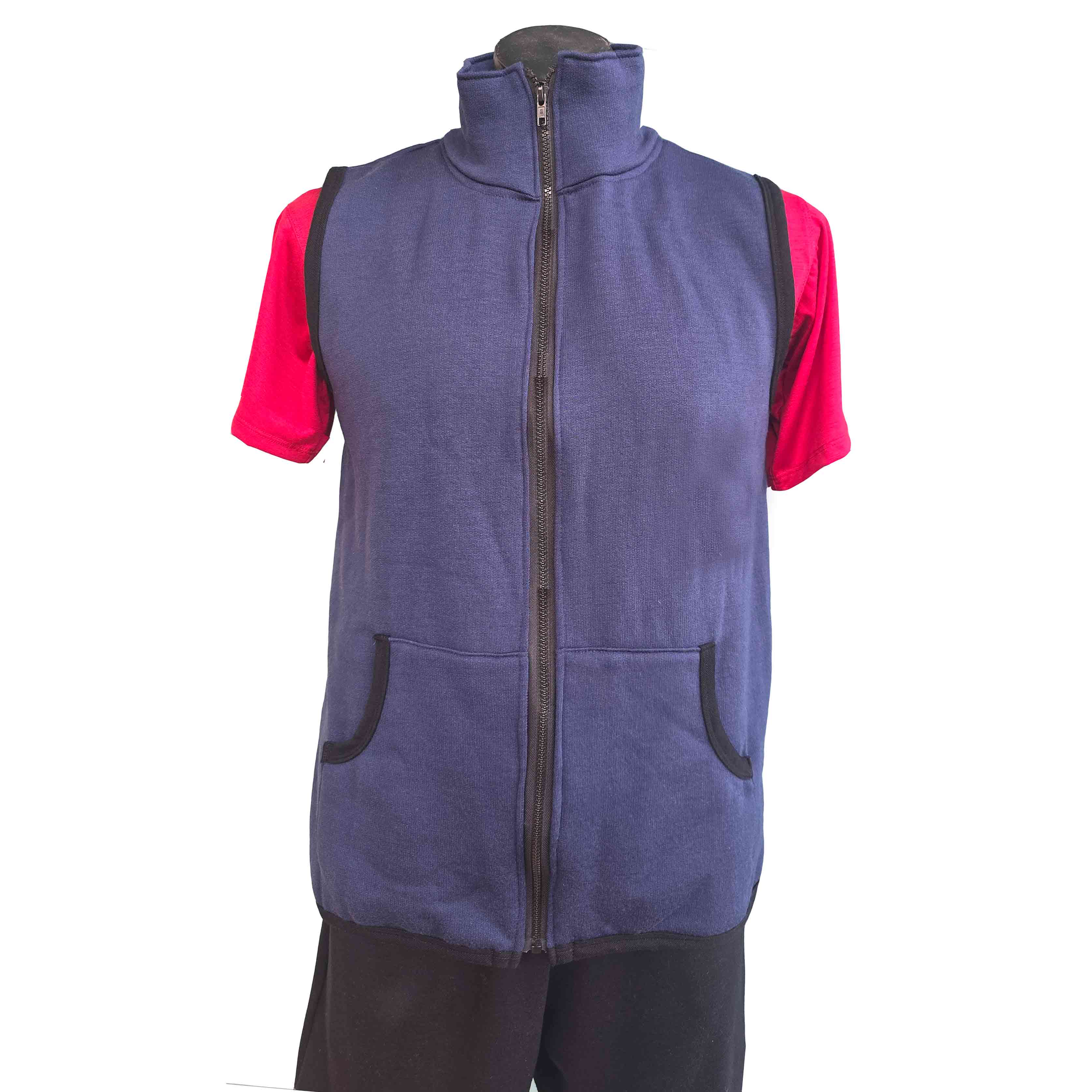 Merino Fleece Vest with zip