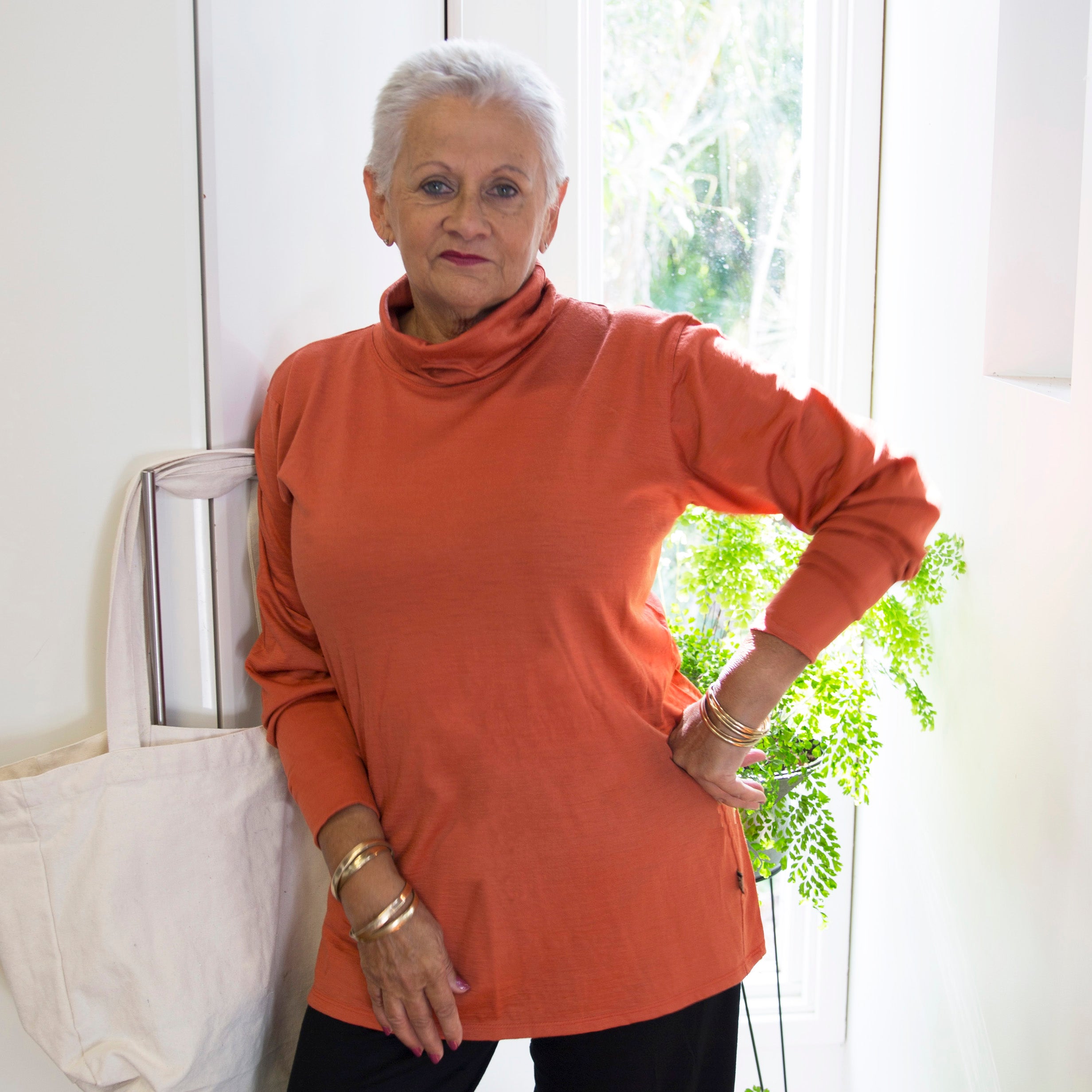 #120T Long Sleeve Turtle Neck Skivvy 275gsm