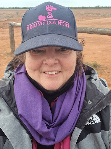 merino cap pink merino cap