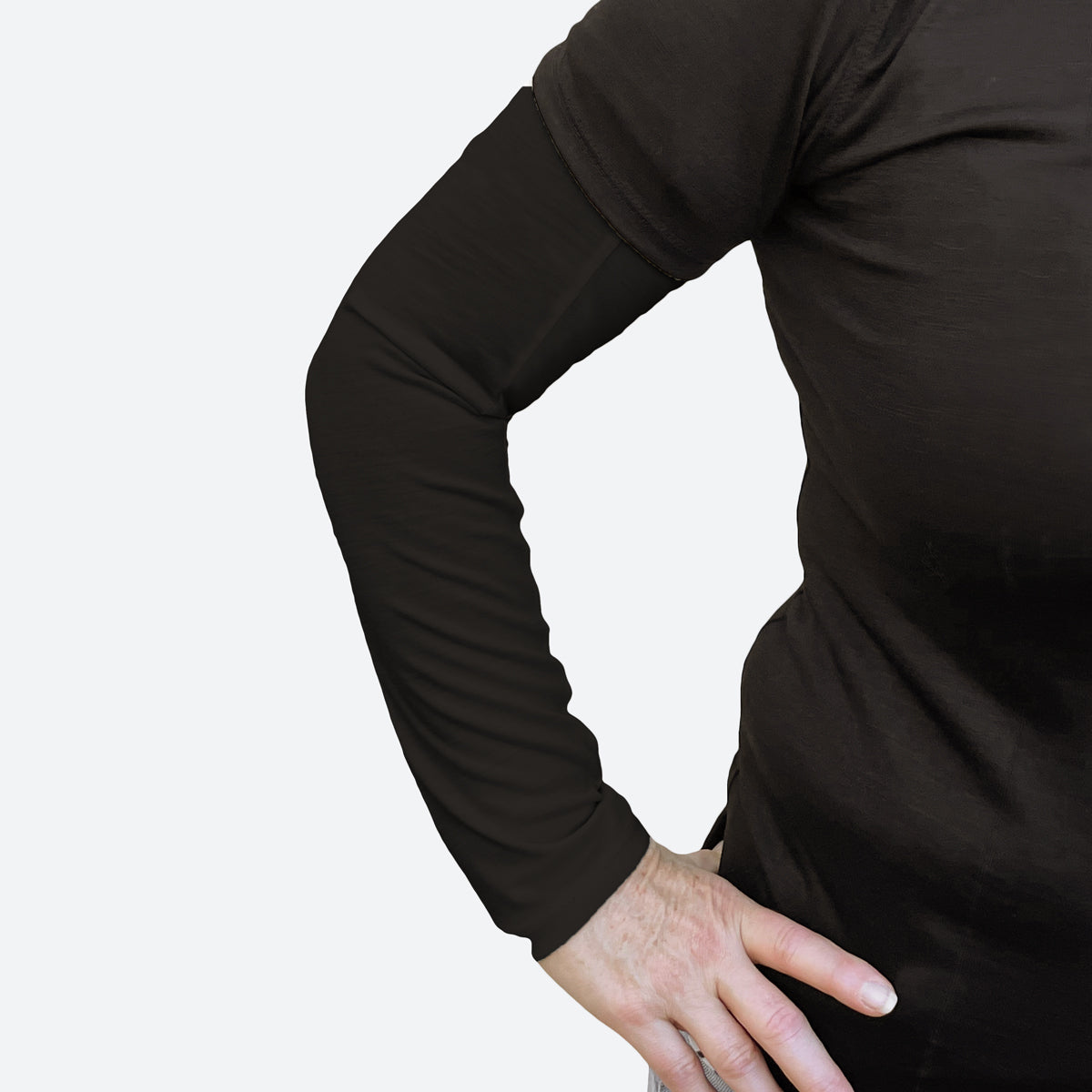 Black Merino Sun Sleeve