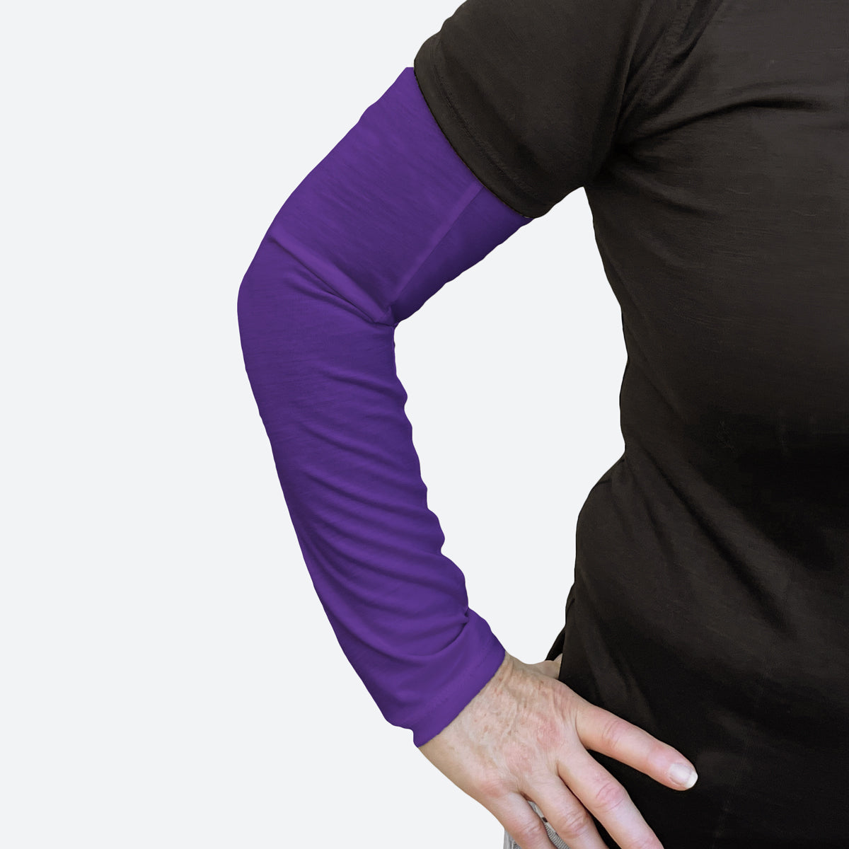 Purple Merino Sun Sleeve