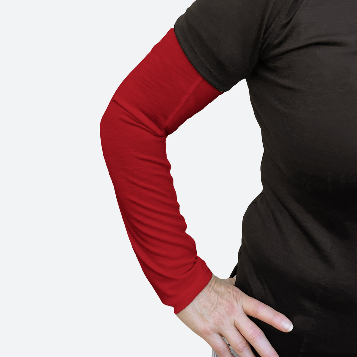 Red Merino Sun Sleeve