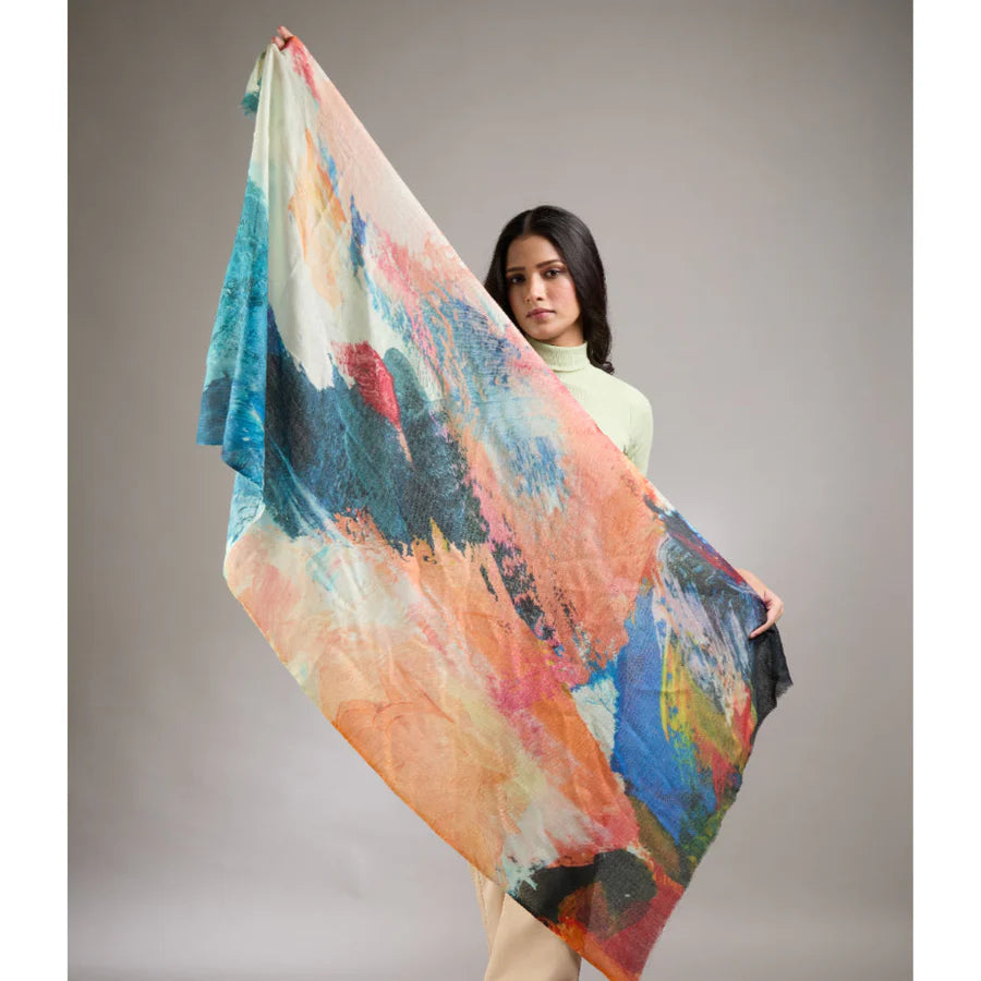 # 10015 Vivid Merino Wool Scarf