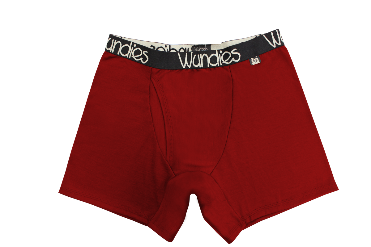 #805 Mens Fitted Merino Boxers with Fly