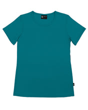Load image into Gallery viewer, Women&#39;s Crew Neck Merino T-shirt Teal
