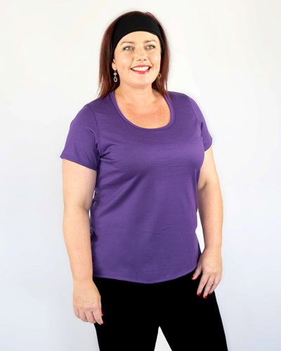 #121 Short Sleeve Scoop Neck T-Shirt 175gsm.