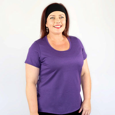 #121 Short Sleeve Scoop Neck T-Shirt 175gsm.
