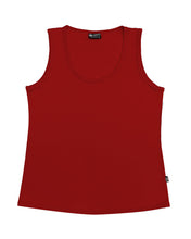 Load image into Gallery viewer, Womens Merino Singlet Red
