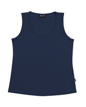 Load image into Gallery viewer, Womens Merino Singlet Navy
