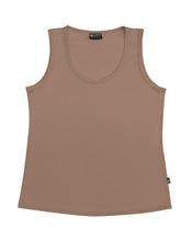 Load image into Gallery viewer, Womens Merino Singlet Taupe
