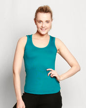 Load image into Gallery viewer, Womens Merino Singlet Teal
