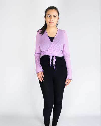 Merino wrap cardigan