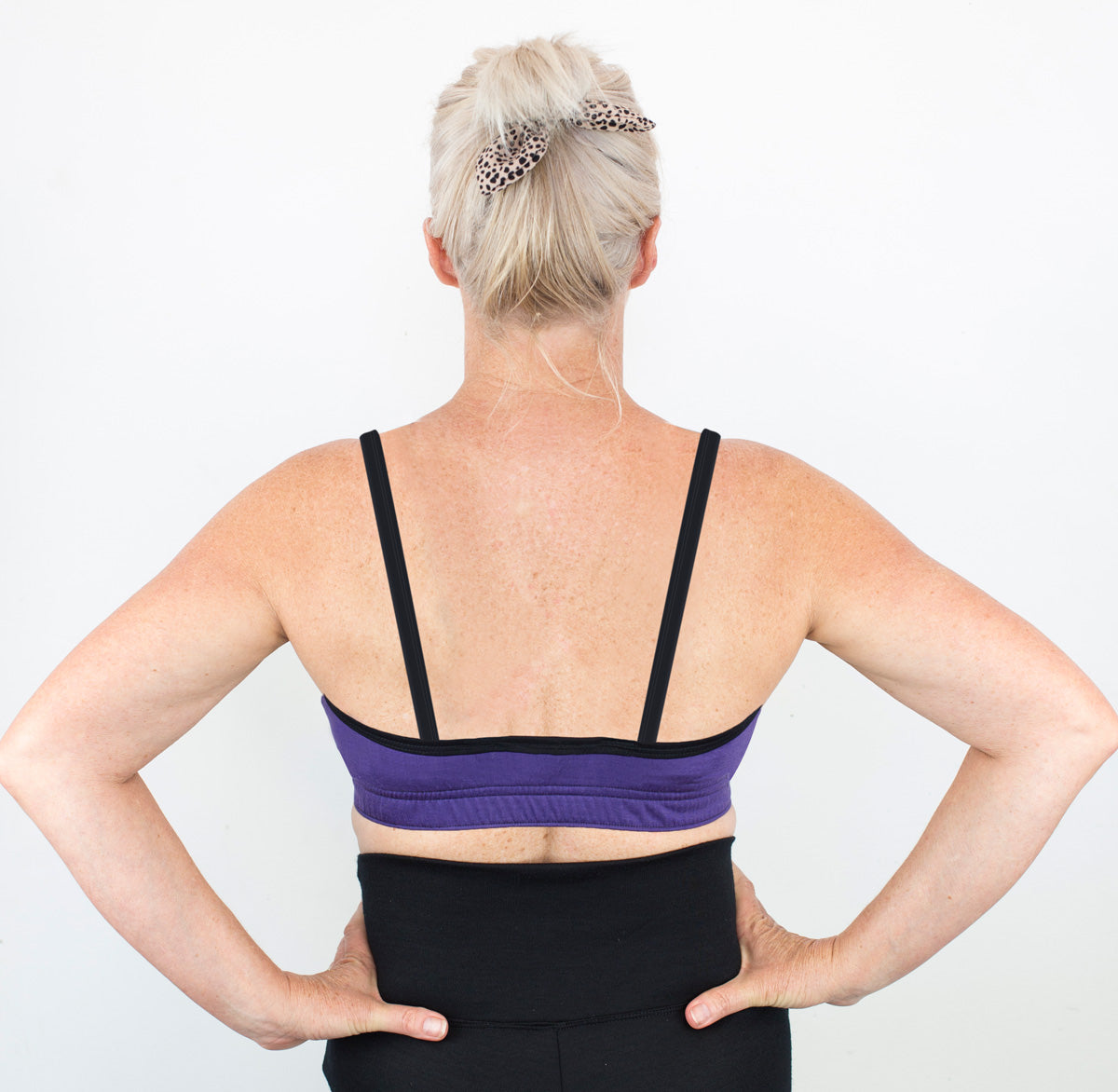 100% Merino Crop Top Back