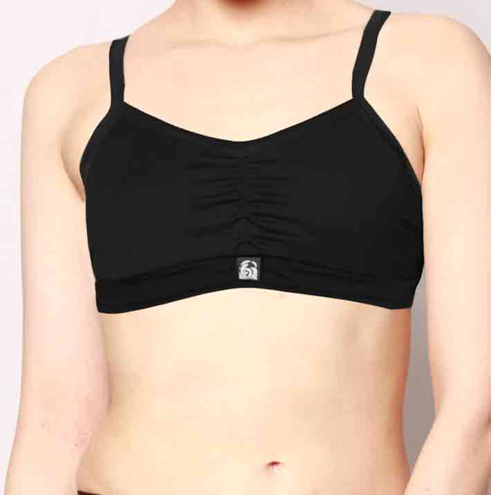 merino crop top bra