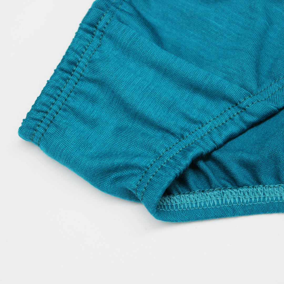 Merino Hit Cut Panel Brief Teal