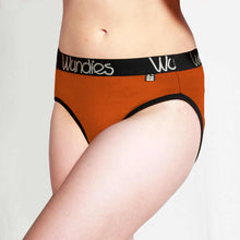 Load image into Gallery viewer, Women&#39;s  Merino Sports Brief - Orange

