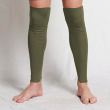 Load image into Gallery viewer, Olive Colour Leg Warmers
