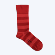 Load image into Gallery viewer, Merino Alpaca Health Sock Red
