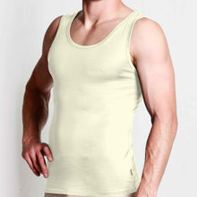 Load image into Gallery viewer, #806 Undyed Mens Merino Singlet
