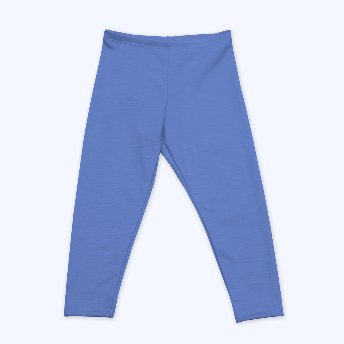 Kids Merino Leggings Long Johns Blue