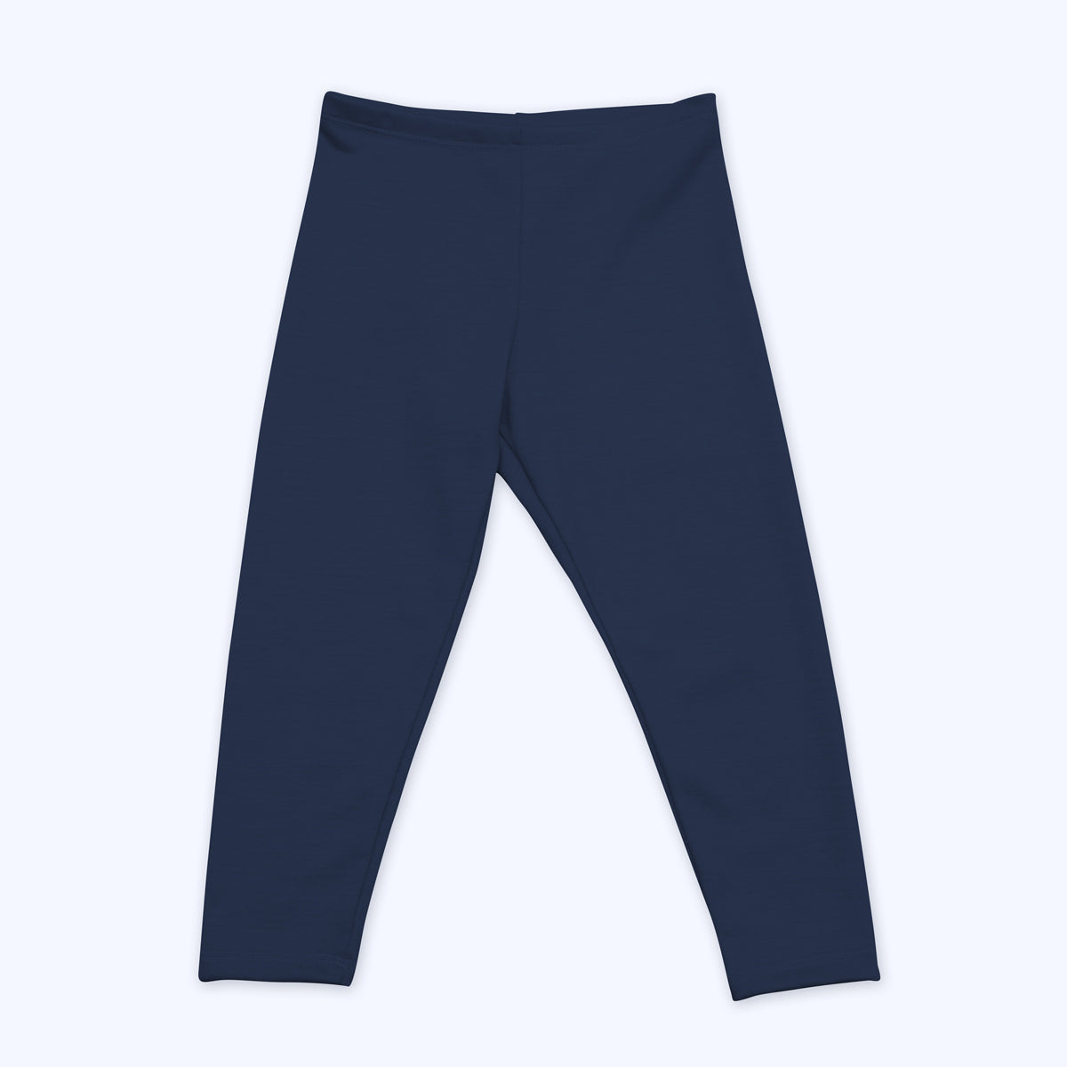 Kids Merino Leggings Long Johns Navy