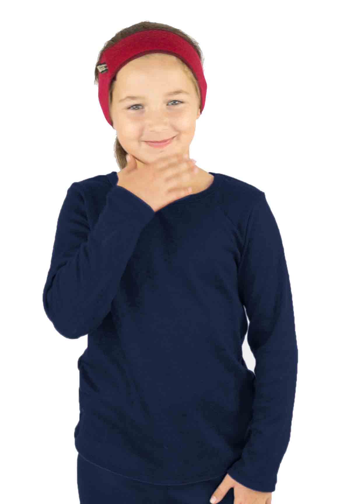 Kids Merino Thermal Shirt Navy