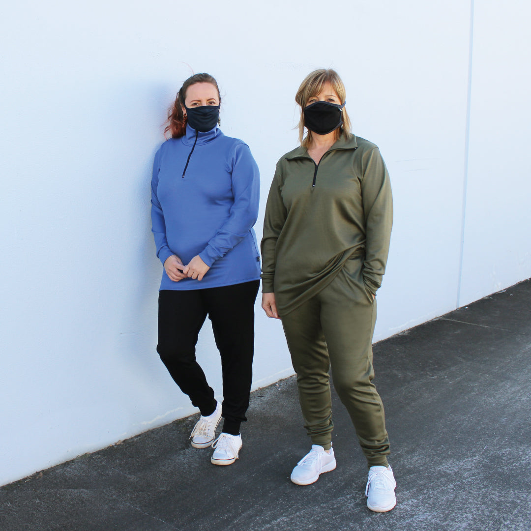 Merino Zip Top